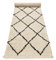 Wecon Home, Moderner Hochflor Teppich - Läufer im Berber Style für Wohnzimmer, Flur, Schlafzimmer Studio Two (80 x 400 cm, Creme beige)