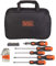 Black+Decker Screwdriver Set with Storage Bag, Magnetic Tip, 23-Piece (BDHT6223CAPB)