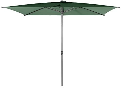 Hespéride - Sombrilla Recta Rectangular Loompa Verde Oliva - 3 x 2 m
