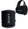 Coque en silicone pour Sony SRS-XB13 Extra BASS Haut-parleur portable sans fil - Housse de protection pour Sony SRS-XB13 Compact Bluetooth Speaker Accessories (Noir)