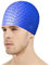 ILamourCar Gorro de Natación, Gorro Piscina Unisex, Gorro de Piscina 100% Silicona, Elástico Gorro de Piscina (Azul)