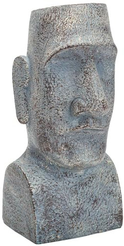 PMS VFM - Easter Island Stone Bust Head 12 Zen Garden Ornament