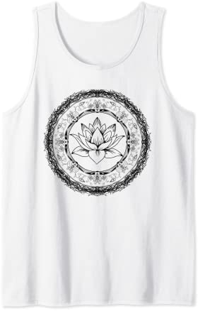 Mandala-Lotus-Meditations-Yoga Tank Top