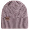 KNIT FACTORY - Sally Mütze - Strickmütze für Damen und Herren - Beanie - Wintermütze mit Wolle - Robusten Look - Hochwertige Qualität - Mauve
