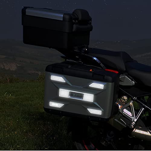 Resin Bike Aufkleber für Motorrad Kompatibel mit BMW R 1250 GS 2021. Reflektierende Aufkleber mit Hoher Sichtbarkeit für Motorradkoffer. Stickers - Made in Italy