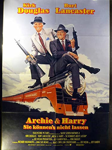 Archie + Harry - Kirk Douglas - Burt Lancaster - Filmposter A1 84x60cm gefaltet
