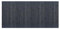 CosìCasa Tapis Cuisine Devant Evier Lavable Bambou - Tapis Cuisine Long en Bois - Tapis De Bain Bois Antidérapant - Tapis Bambou Salle De Bain, Caillebotis Douche Extérieure, Noir Profond, 50X180