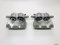2 x Front Brake Caliper Compatible with Chrysler 300C 3.0CRD 2005-2019 BBC/300C/008A 345MM