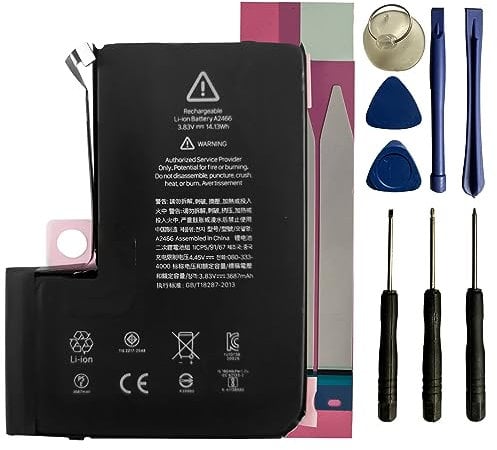 XITAIAN 3.83V 14.13Wh 3687mAh A2466 Replacement Battery for iPhone 12 Pro Max A2411 A2342 A2410 A2412 with Tooltik
