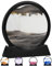 Sablier Decoratif, Sablier 3D, Sablier Liquide, Sablier Magique, Peinture de Sable, Cadeaux Sablier Deko Aesthetic pour Bureau Salon Bureau Adultes Enfants (Noir et Blanc 12)