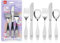 Lehoo Castle Unicorn Toddler Kids Cutlery Set, 6 Pcs Stainless Steel Travel Camping Baby Cutlery Sets - 2 x Forks, 2 x Spoons, 2 x Knives, Children's Dinner Knife and Fork Sets (Unicorn)
