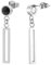 MagEnergy Lymphdrainage Damenohrringe, Magnetfeldtherapie-Ohrringe, Lymphdrainage, Modeschmuck Geschenke für Frauen (Black)