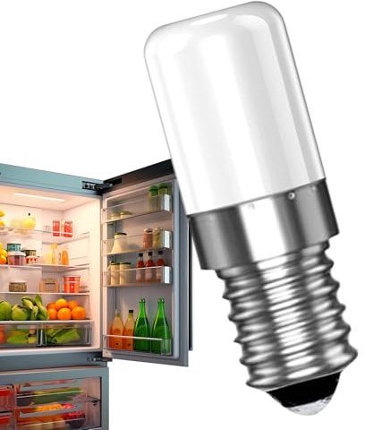 Refrigerator Light - Fridge Light Bulb, LED Fridge Bulb | 2w LED Replacement for Refrigerator Bulb, Refrigerator Light Replacement Bulb 200lm LED Light for Kitchen Refrigerators Fridges Or Freezers