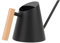 Regadera con Caño Largo Regadera con Caño Largo Regadera para Plantas de Interior Mate de Acero Inoxidable de 800 Ml con de Madera para Flores de Jardín en Casa (Negro)
