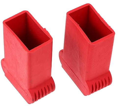 jojofuny 2pcs Ladder Cap Slip Cover Silicone Ladder Stabilizer Bumpers Pads for Wooden for Stable Climbing