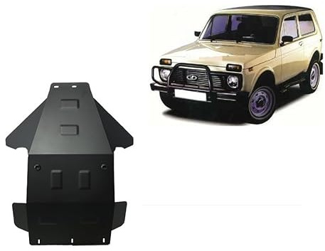 Scut Protection Metallschutz unter dem Motor kompatibel mit Lada Niva – (1995–2020)