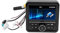 Qukaim Ricevitore radio BoatFM con display da 4 pollici, amplificatore integrato Bluetooth MP5, ricevitore radio FM per barca, ricevitore stereo per barche marine