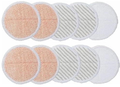 QASULER 10 panni in microfibra for pulizia, for Bissell, for Spinwave 20522 2240N 2039A Mop Pads Aspirapolvere Spazzatrice domestica Strumento di pulizia Panno per robot aspirapolvere e lavapavimenti