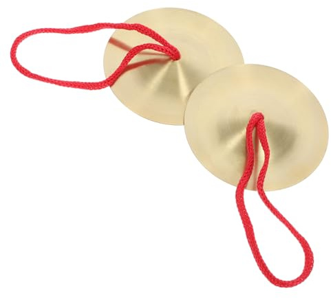 Milisten Platillos Dedo Aleación para Pequeños Instrumentos Musicales de Percusión Diseño Práctico y Duradero para Danza y Entretenimiento