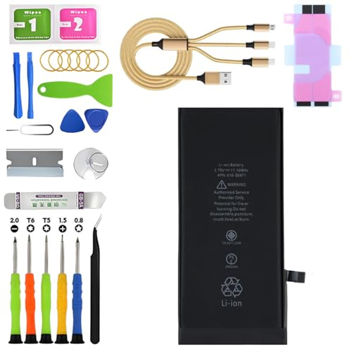 HLYGZX Batteria per iPhone Xr A2105 A1984 A2107 A2108 A2106 | con kit di riparazione,2942 mAh,Polimero al Litio,Batteria di Sostituzione