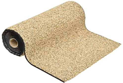 LoogCape Natur-Sand Steinfolie 100x100 cm langlebig wetterfest für Garten, Bachlauf, Teichzubehör, Wasserfall, Springbrunnen, Wasserumwälzung, Dekoration, Pflege, Reinigung, Ersatzteile