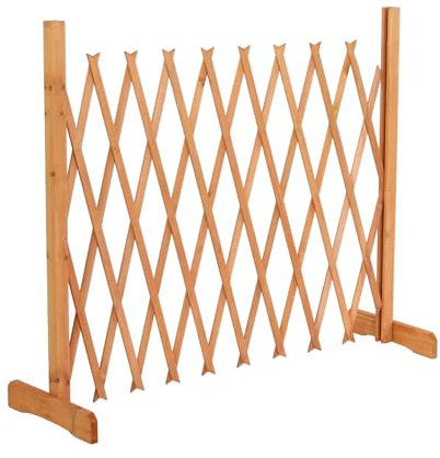 Oypla Expanding Freestanding Wooden Trellis Fence Garden Screen