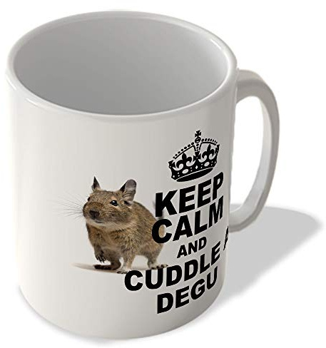 McMug - Keep Calm and Cuddle a Degu - Mug, Ceramic, 11fl.oz.