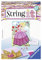 Ravensburger 18066 String it Mini Pink Princess – Kreative Fadenbilder mit romantischer Prinzessin und Krone, für Kinder ab 5 Jahren