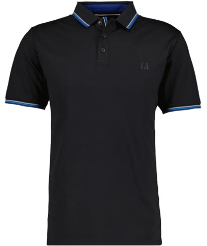 RAGMAN Herren Piqué-Polo Keep Dry, modern fit Schwarz-009, 4XL