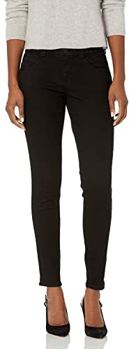 Democracy Women's Ab Solution Jegging Jeans, Black, 14 Petite