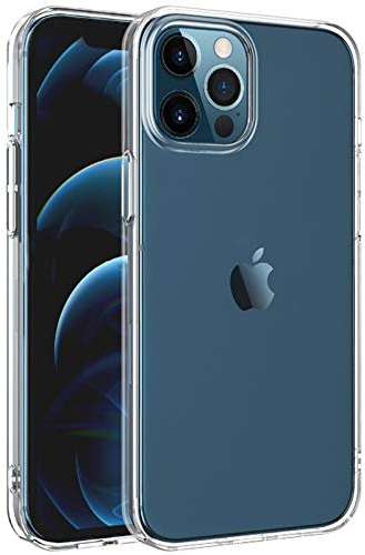 NEW'C Funda para iPhone 12 Pro MAX (6,7 Pulgadas), Anti-Choques y Anti-Arañazos, Silicona TPU, HD Clara