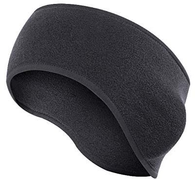 axy Sport Stirnband Winter Ohrenwärmer Headband für Joggen Wandern Radfahrrad Radsport Haarband Kopfband Sportband Ohrenschutz Stirnbänder Warm Herren Damen (Grau)