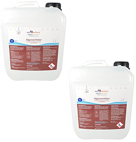 Aqua Munda Wasserpflege Premium Pool Algenverhüter 10l (2 x 5l)