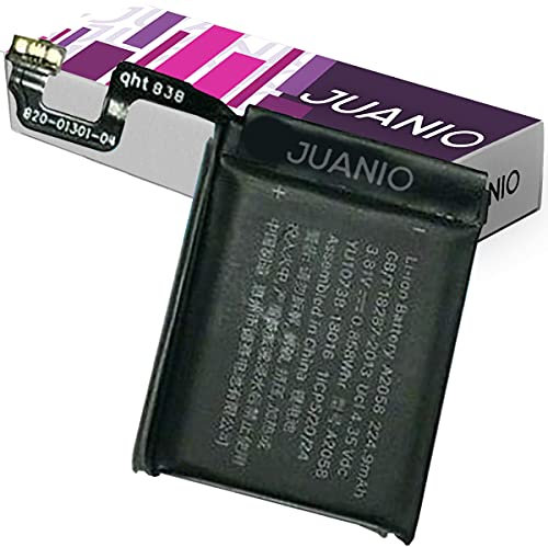 JUANIO Bateria Interna Compatible para Apple Watch Serie 4 40 mm 3.8V 225 mAh
