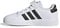adidas Grand Court Elastic Lace and Top Strap Shoes Tennisschuhe, Cloud White/Core Black/Core Black, 35 EU