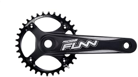 FUNN Ridge 1 x 10/11/12S Crankset 34 Teeth x Zahnkrank: 170 mm, Schwarz, Unisex, Erwachsene, ohne Farbe, Einheitsgröße