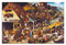 Niederlandische Sprichwörter – von Pieter Bruegel der Ältere Malerei Kunstposter Wandkunst Poster Drucke Heimdekoration Bild Leinwand Malerei Poster 40 x 60 cm