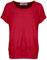 Van Der Rich ® - Maglietta con Scollo Rotondo - Donna (Rosso Scuro, XL)