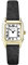 Sekonda Monica Damen 20 mm Quarzuhr in Weiß mit Analoganzeige und Lederband, Schwarz , Armband