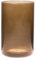 INNA-Glas Glas Vase Zylinder Sanya Earth, braun-klar, 21 cm, Ø 14 cm - Deko Vase/Kerzenglas
