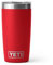 YETI Rambler, bicchiere in acciaio inox con coperchio Magslider, Rescue Red, 296 ml