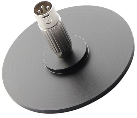 NUHUi - Großer Haushaltsstaubsauger Adapter für Vac-U-Lock Maschine mit 3 XLR-Schnellverbindern, Zubehör zur Befestigung des Geräts, Größe 12 cm (groß), Schwarz Groß