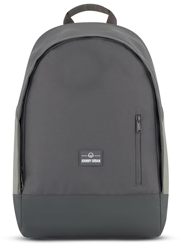 Johnny Urban Rucksack Damen & Herren Grau - Neo - Daypacks mit 16 Zoll Laptopfach für Schule, Arbeit & Uni - Sportlicher Tagesrucksack - Schulrucksack Teenager - Wasserabweisend