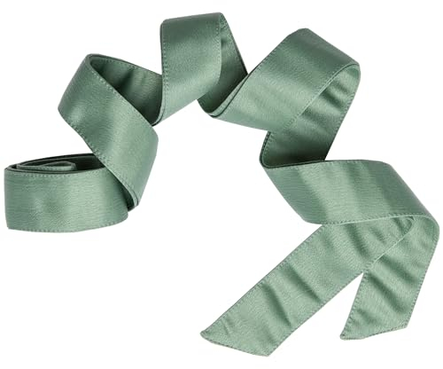 Maya Deluxe Damen Womens Belt Ladies Satin Sash Waist Tie Ribbon Bow Accessory for Bridesmaids Bridal Wedding Prom Evening Occasion Gürtel, Deep Mint, S-M