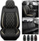 Autositzbezüge Set Für Mercedes Benz GL G ML R SLC SLK SL S V Klasse Viano Vito, Universal 5 Sitze PU-Leder Sitzbezüge Auto Allwetter Rutschfester Wasserdichter Schützender Auto Sitzbezüge Covers Zube