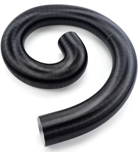 Chauffage, Chauffage À Air Diesel 4X 42mm De Diamètre 300cm De Longueur, Tuyau De Conduit Noir + 4X Mini Sortie 8X Pinces for Voiture Camion Van Camping-Car Noir
