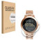 HYGMOCC Lot de 2 films de protection d'écran en verre trempé pour montre connectée Fossil Q Venture Gen 3, dureté 9H, anti-rayures, haute définition, sans bulles