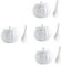 Cabilock Lot De 4 Bols À Soupe En Forme De Citrouille Récipients Alimentaires En Porcelaine Vaisselle En Céramique Avec Couvercle Pour Usage Domestique