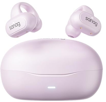 SANAG Z50PRO Auricolari wireless Bluetooth 5.3 con custodia di ricarica, auricolari aperti compatibili con iPhone/Samsung Phone per uomini, donne e bambini(pink)