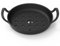 onlyfire Φ26.5 CM Round Griddle Pan with Handles, Frying Pan, Cast Iron Skillet, Perforated Grill Pan for Gas Grill, Charcoal Grill and Most Ovens